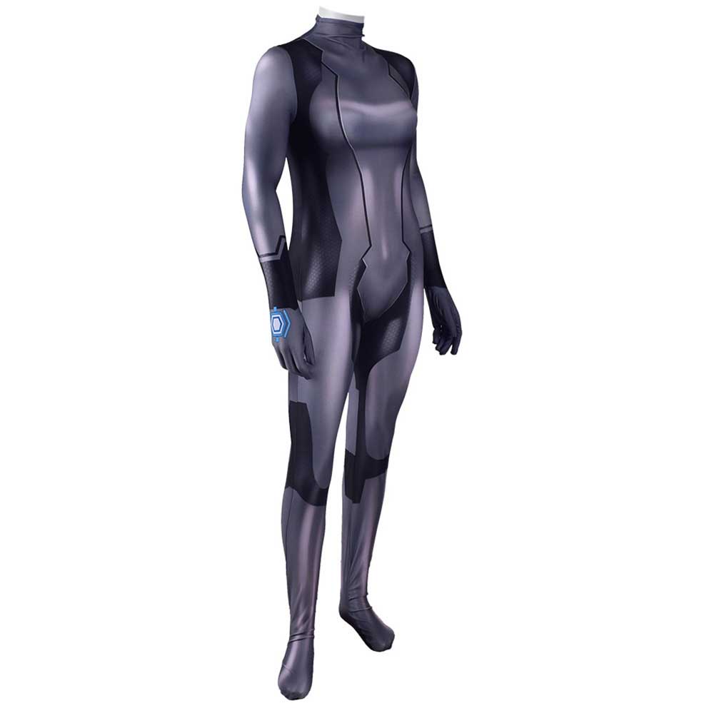 zéro Costume Samus sombre cosplay costume Superwoman Zentai jeu METROId