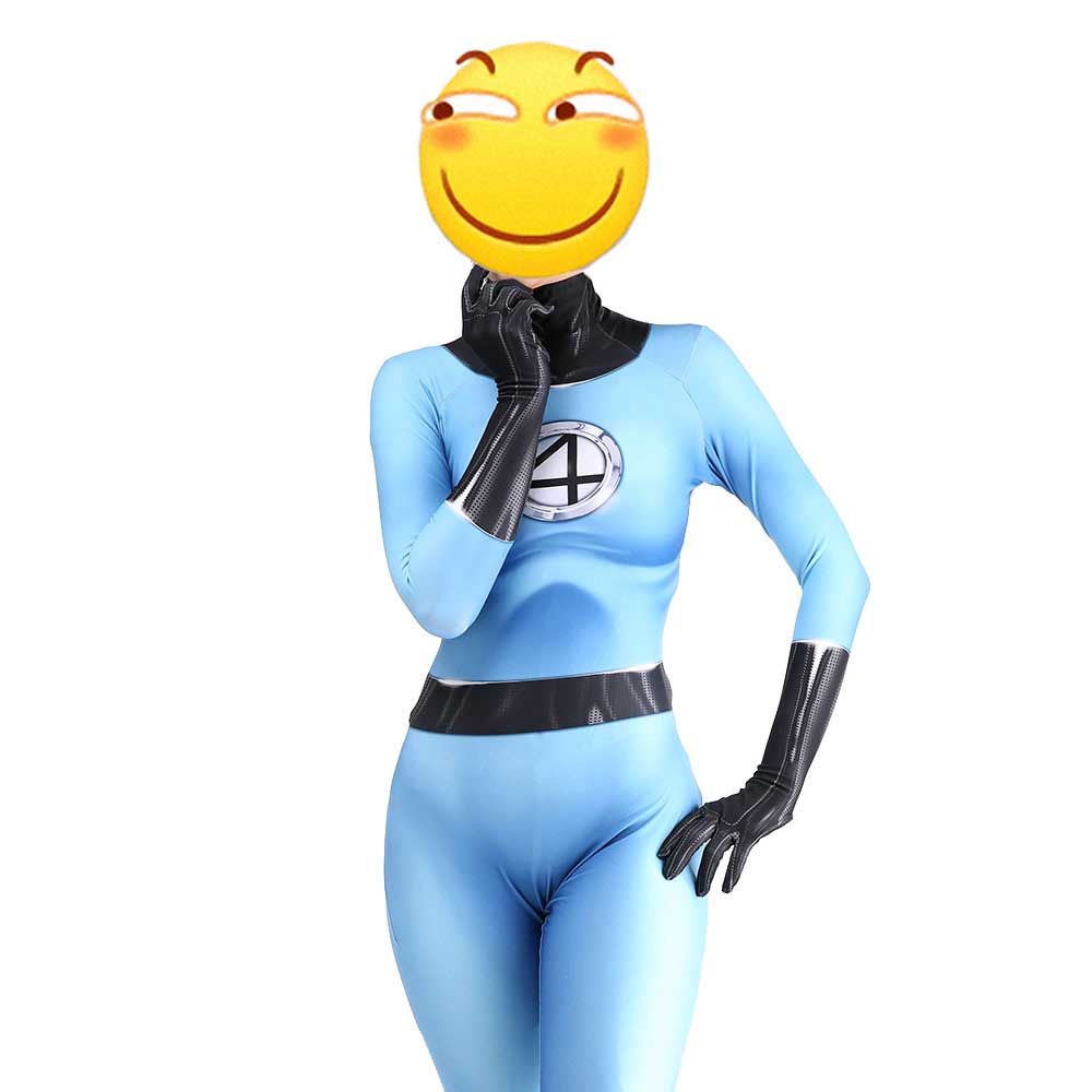 Fantastic quatre costumes de costume de cosplay de costume de cosplay super héros Zentai costume