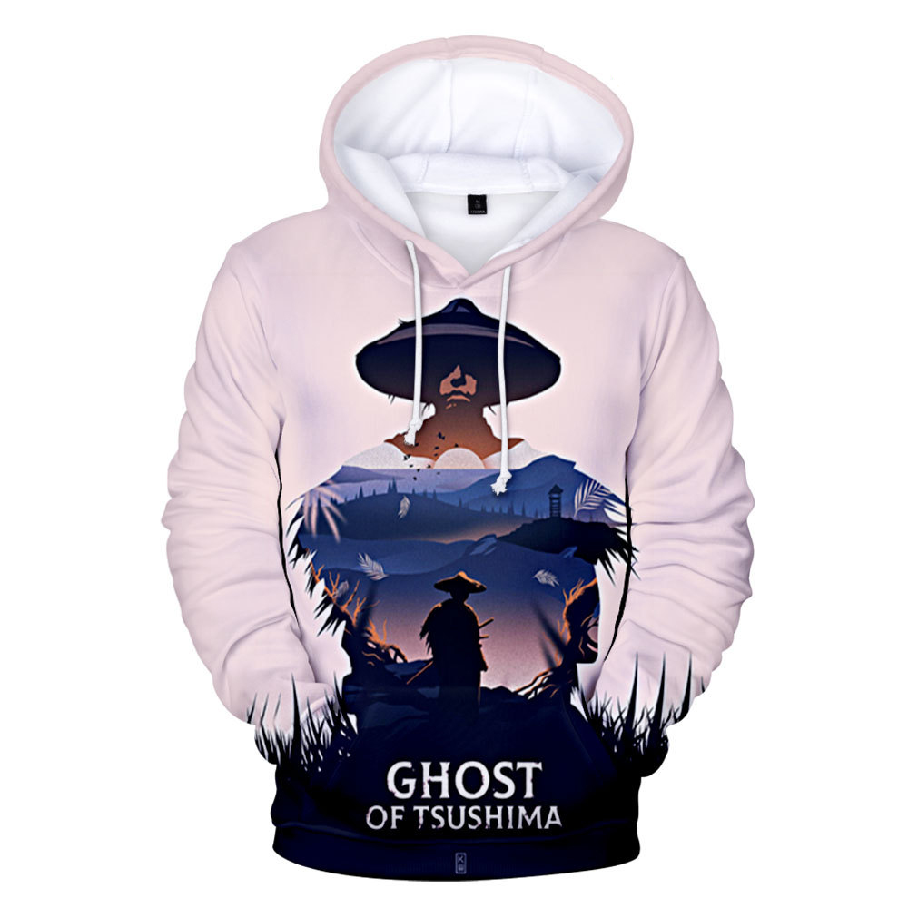 Ghost jeu Tsushima Samurai Sakai Pull Hoodies 3d Imprimer Sweat-Takerlama