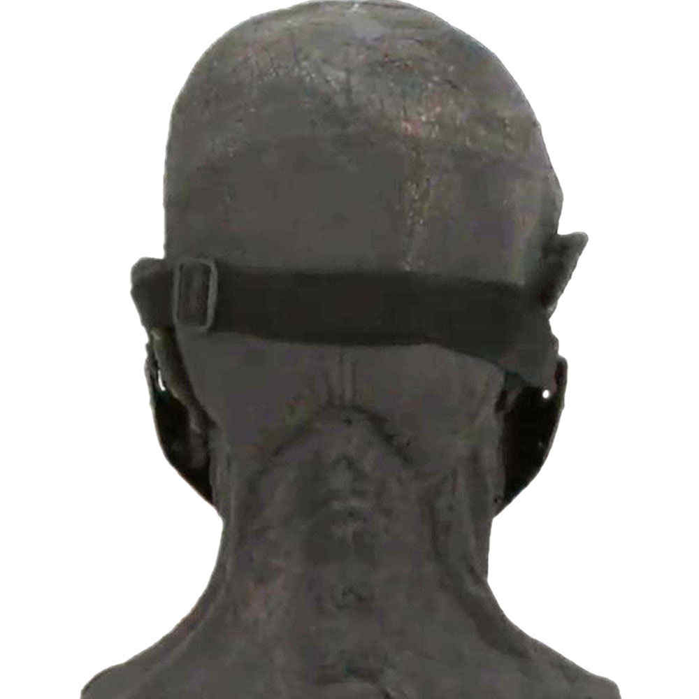 jeu Valorant Viper latex demi-masque visage Halloween Cosplay Carnaval mascarade accessoires Prop-Takerlama