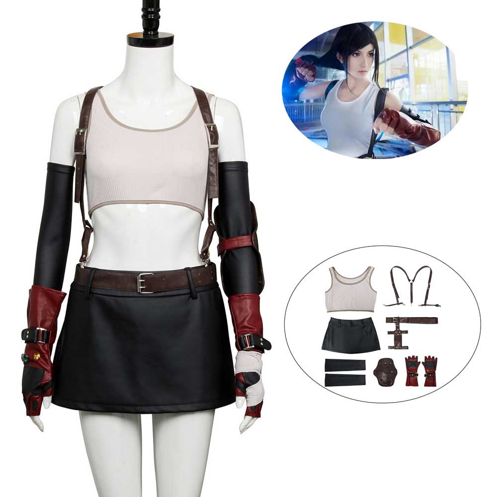 final Fantasy VII Remake Tifa Lockhart cosplay costume