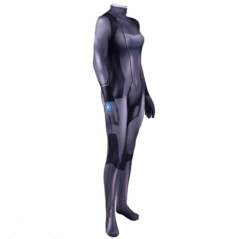 zéro Costume Samus sombre cosplay costume Superwoman Zentai jeu METROId