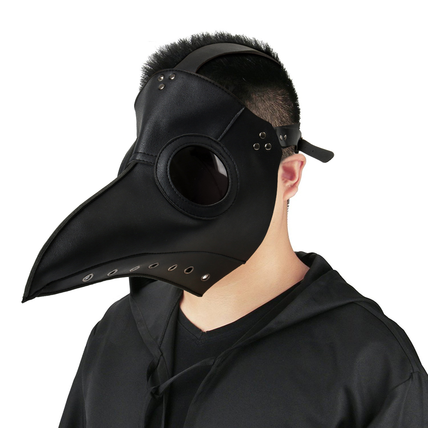 peste noire mortdeluxe docteur Oiseaux longs nez Beak Faux masque en cuir