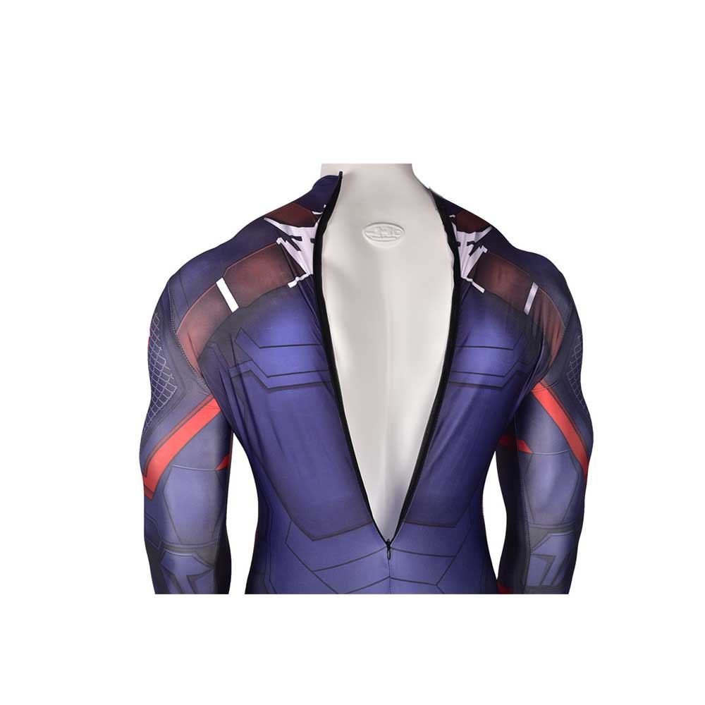 Marvel Avengers: Endgame Steven Rogers Captain America cosplay costume Zentai