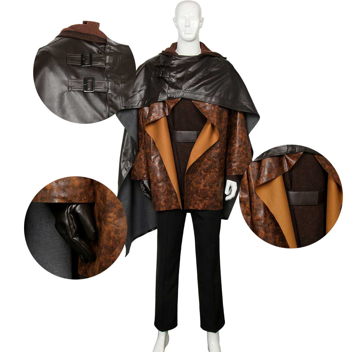 Star Wars Jedi Luke Skywalker dernière Cospaly Costume