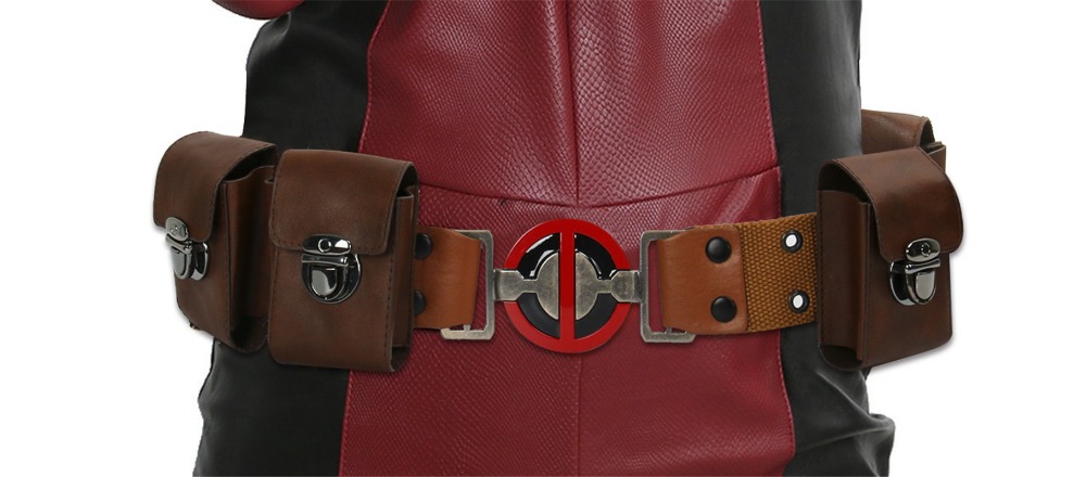 deadpool Ceinture Ensemble complet Boucle Pouches Costume Ryan Reynolds Halloween Cospaly Props
