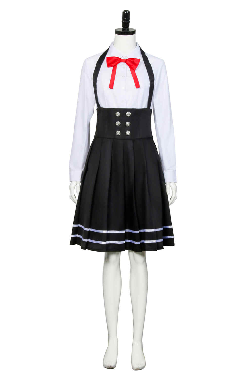 Uniforme scolaire Anime danganronpa V3 Shirogane Tsumugu Jupes Outfit Halloween Carnaval Costume Cosplay-Takerlama