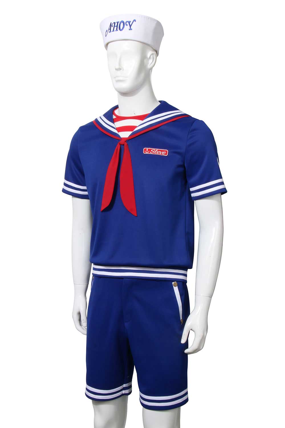 Étranger choses 3 Scoops Ahoy Steve Harrington Costume Cosplay Adulte