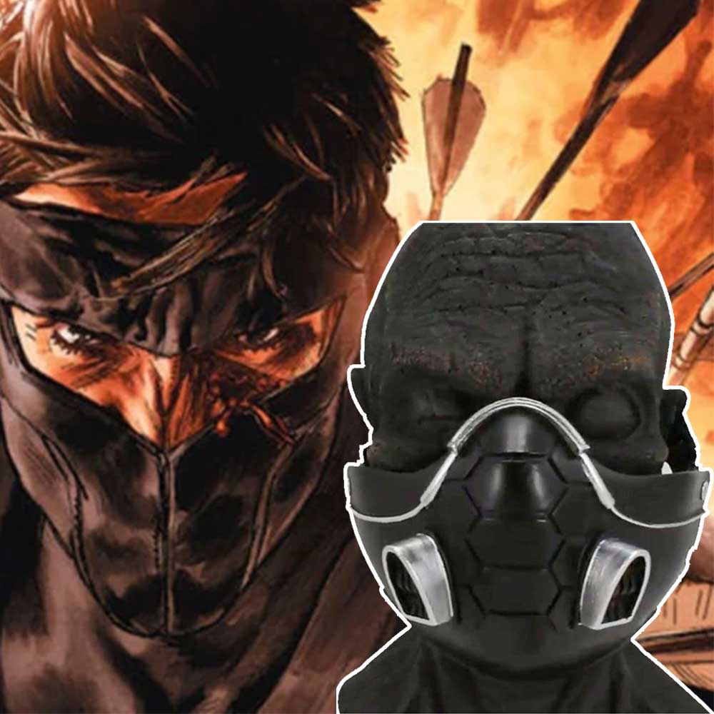 Riot Games Valorant Viper Masque Latex demi visage Halloween cosplay accessoires mascarade carnaval Prop-Takerlama