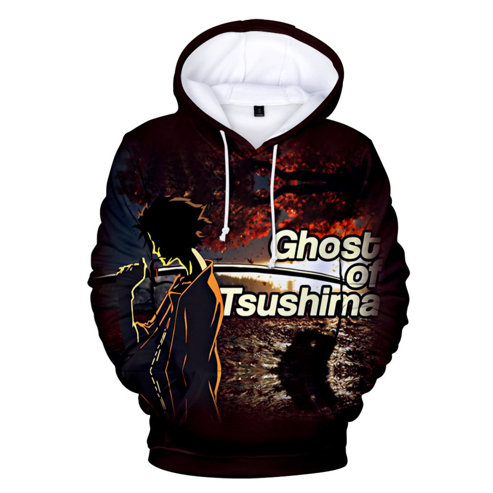 Ghost jeu Tsushima Samurai Sakai Pull Hoodies 3d Imprimer Sweat-Takerlama