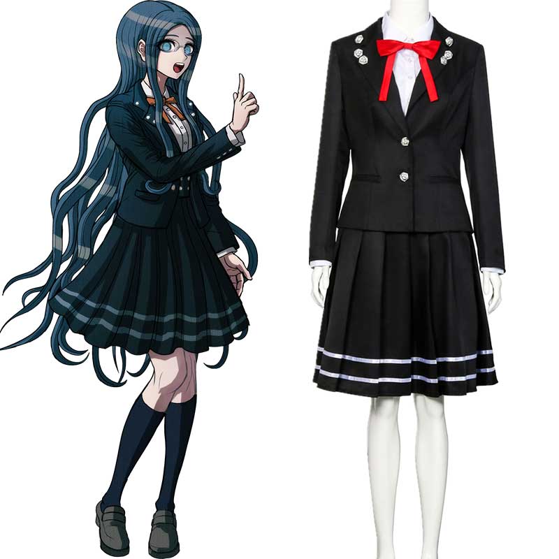 anime danganronpa v3 shirogane tsumugi école de jupes d'uniforme de class=