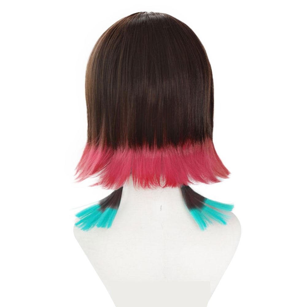 Anime démon Slayer Kimetsu pas Yaiba Enmu court Cospaly perruque synthétique