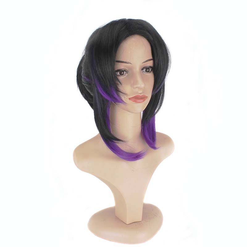 Shinobu Kocho Cospaly synthétique perruque Anime démon Slayer Kimetsu pas Yaiba