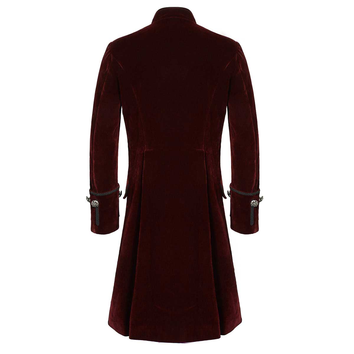 Mens velours velvet goth manteau de robe Victorien