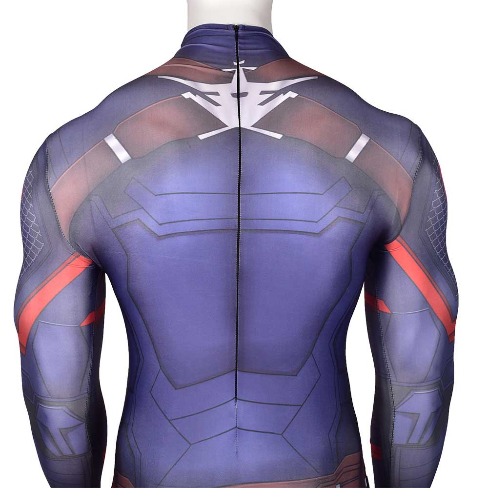 Marvel Avengers: Endgame Steven Rogers Captain America cosplay costume Zentai