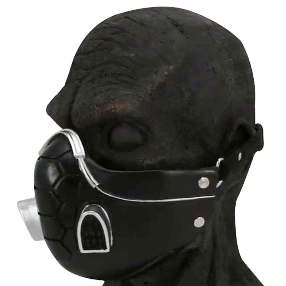 Jeu Valorant Viper latex demi-masque visage Halloween cosplay accessoires mascarade carnaval Prop-Takerlama