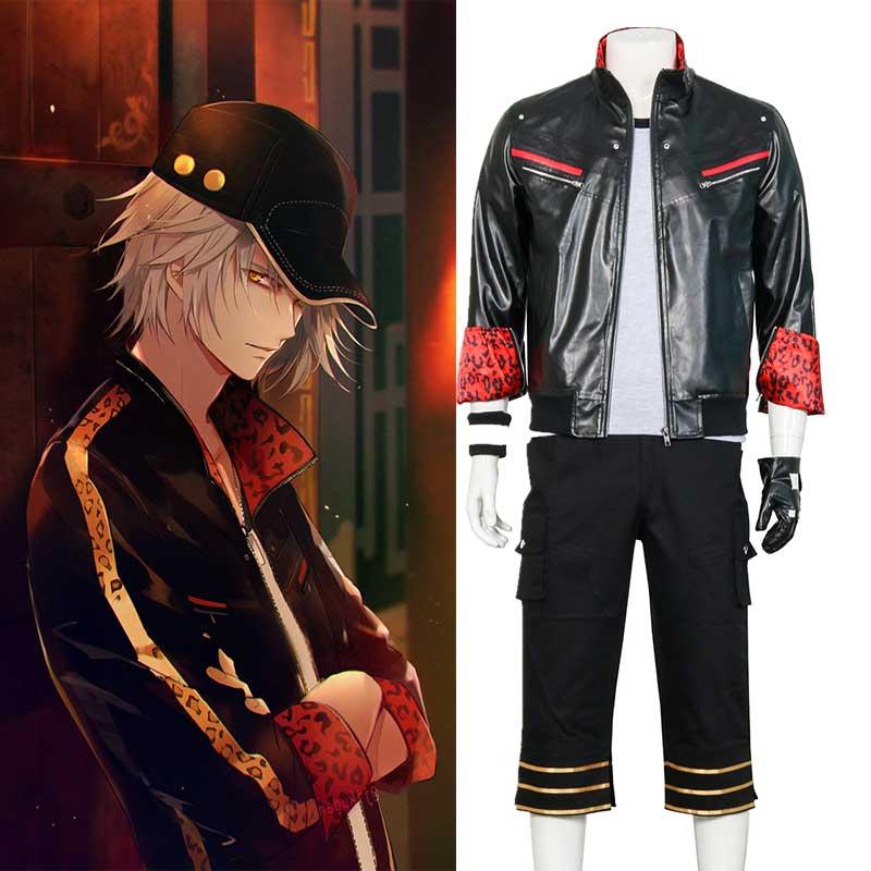 jeu cosplay costume Leslie Kyle final Fantasy VII Remake Adulte hommes Outfit Halloween Carnaval Tenues-Takerlama
